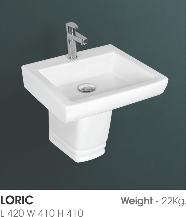 Wash Basin Half Pedestal – Watero Sanitary LLP